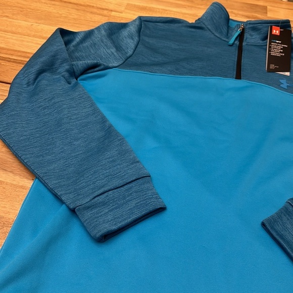 UNDER ARMOUR  ⭐️mens coldgear 1/4zip sweatshirt fleece - Picture 3 of 7